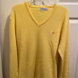 Indiana Pacers Rare Vintage 1970’s/80’s Etonic Sportswear Yellow cotton Sweater